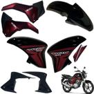 Aba (asa) Tanque Cg Titan 160 Modelo 2014 / 2015 + Tampa Lateral Paralama Dianteiro Aba (asa) Tanque Cg Titan 160 Modelo 2014 / 2015 + Tampa Lateral Paralama Dianteiro