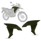 Aba do Tanque Protetor Moto Honda Xre 190 2016 à 2020 Cromo Forte Par
