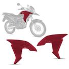 Aba do Tanque Protetor Moto Honda Xre 190 2016 à 2020 Cromo Forte Par