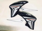 Aba Tanque Titan 150 2015 Preto Modelo Original Semelhante