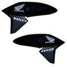 Aba Tanque Titan 160 Preto 2018 Adesivada Par