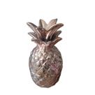 Abacaxi Decorativo Em Cerâmica Cobre 11x20cm 6215