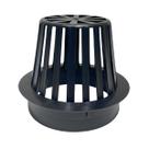 Abacaxi Hemisférico Ralo Anti Folhas 100mm Plástico Calha