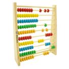 Ábaco De Madeira Brinquedo Montessori Educativo Motora Desenvolvimento Matemática Infantil