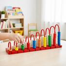 Ábaco Infantil Madeira Educativo Matemática Coordenação Bebê Colorido Ábaco Infantil Madeira Educativo Matemática Coordenação Bebê Colorido