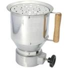 Abafador Anti Chamas Aluminio 140mm Escapamento - SILKSTAR
