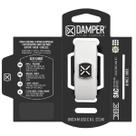 Abafador Damper Branco DSMD01 Ibox Couro Tag Metal MD Médio Instrumentos Guitarra Violão Baixo 5 Cor