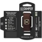 Abafador damper md tag metal poliester marrom dtmd18