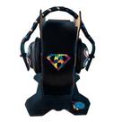 Abafador de Ruido Preto para Autistas 12 DB com suporte Infinity Black decorativo Abafador de Ruido Preto para Autistas 12 DB com suporte Infinity Black decorativo