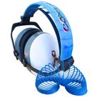 Abafador de Ruidos Autistas 26 DB Branco arco Blue + Diversão Mola Cognitiva