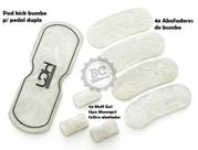 Abafador de Tambores Luen LDH Kit Harmonic Branco com Padkick e Abafadores de Bumbo e Tom (98257BR) Abafador de Tambores Luen LDH Kit Harmonic Branco com Padkick e Abafadores de Bumbo e Tom (98257BR)