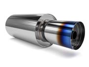 Abafador Esportivo Aço Inox Luzian LA07 Cannon Burned Tip 4,5 polegadas