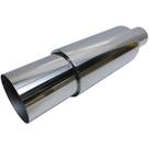 Abafador Esportivo Universal Aço Inox 3.1/2 Pol Redondo