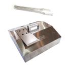 Abafador Inox Para Grelha Churrasqueira + Pegador de Carnes