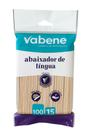 Abaixador de Língua Madeira 15cm c/100 Unidades Tellus Liso Abaixador de Língua Madeira 15cm c/100 Unidades Tellus Liso