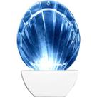 Abajour Noturno Brasfort Led Concha 127V Branco 8656