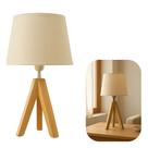 Abaju de Mesa 37cm Articulavel em Bambu Moderno Elegante Quarto, Comoda Escritorios