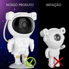 Abaju Quarto Infantil Projetor Astronauta Galáxia Estrelas