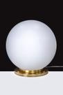 Abajur Bola Vidro Fosco Globo 30cm Dourado Gold 246