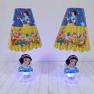 Abajur Branca de Neve e os Sete Anões