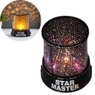Abajur céu estrelado projetor estrelas LED atmosfera mágica