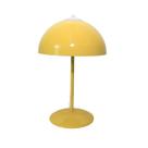 Abajur Cogumelo Luminária de Mesa Amarelo