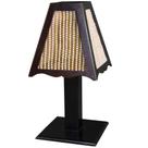 Abajur Cúpula Triangulo Rustico Tabaco Sala Quarto Decoração Abajur Cúpula Triangulo Rustico Tabaco Sala Quarto Decoração