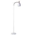 Abajur de chão flexivel luminaria chao articulada piso detalhe em madeira Techled