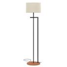 abajur de chão luminaria pedestal para sala decoração ambiente design industrial