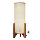 Abajur de Chão Pés Rústicos Tela Indiana Rattan Moderno Abajur de Chão Pés Rústicos Tela Indiana Rattan Moderno