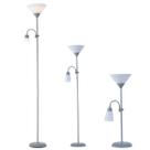 Abajur de Chão Poste Jardim Dupla Luminaria de Chao Luminaria Piso Pedestal Techled