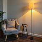 Abajur De Chao Sala Quarto Pedestal De Piso Com Lampada Led