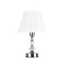 Abajur de Cristal Touch 36cm Quarto Aparador Cabeceira De Cama