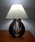 Abajur de mesa bolinha preto