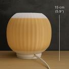 Abajur De Mesa e Cabeceira Com Lâmpada Led Para Quarto Lindíssima 15cm altura Exclusiva