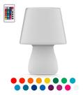 Abajur De Mesa Led Rgb Com Fio E Controle Remoto