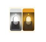 Abajur De Tomada Luz Noturna Oval Home