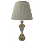 Abajur Decorativo Detalhes Dourado Redondo Formosa