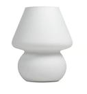 Abajur Disc Em Vidro Branco