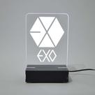 Abajur e Luminária EXO de Acrílico com LED Branco