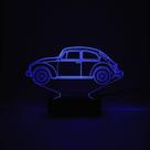 Abajur e Luminária Fusca de Acrílico Com LED Azul Abajur e Luminária Fusca de Acrílico Com LED Azul