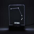 Abajur e Luminária Signo Áries de Acrílico com LED Branco