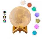Abajur e Umidificador de Ar Lua Cheia Difusor de Aromas para Ambientes e 3D Decoração