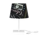 Abajur Eros Dome Parede Giz 050 c/ Base Toda Branca Quadrada