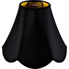 Abajur GO&SO Black Petal Edge 15 cm na parte superior x 33 cm na parte inferior