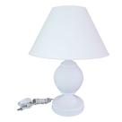 Abajur Infantil Ball Menina Menino Luminária para Quarto de Bebê Cor Branco