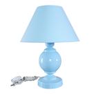 Abajur Infantil Ball Menino Luminária para Quarto de Bebê Cor Azul Bebê