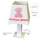 Abajur Infantil Bebê Menina Princesa Decoração Quarto - Rosa