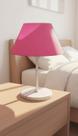 Abajur Infantil de Mesa com Cúpula Rosa 25cm Abajur Infantil de Mesa com Cúpula Rosa 25cm