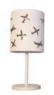 Abajur Infantil Infantil Aviões Cúpula 20x42 Cm Cáqui Abajur Infantil Infantil Aviões Cúpula 20x42 Cm Cáqui